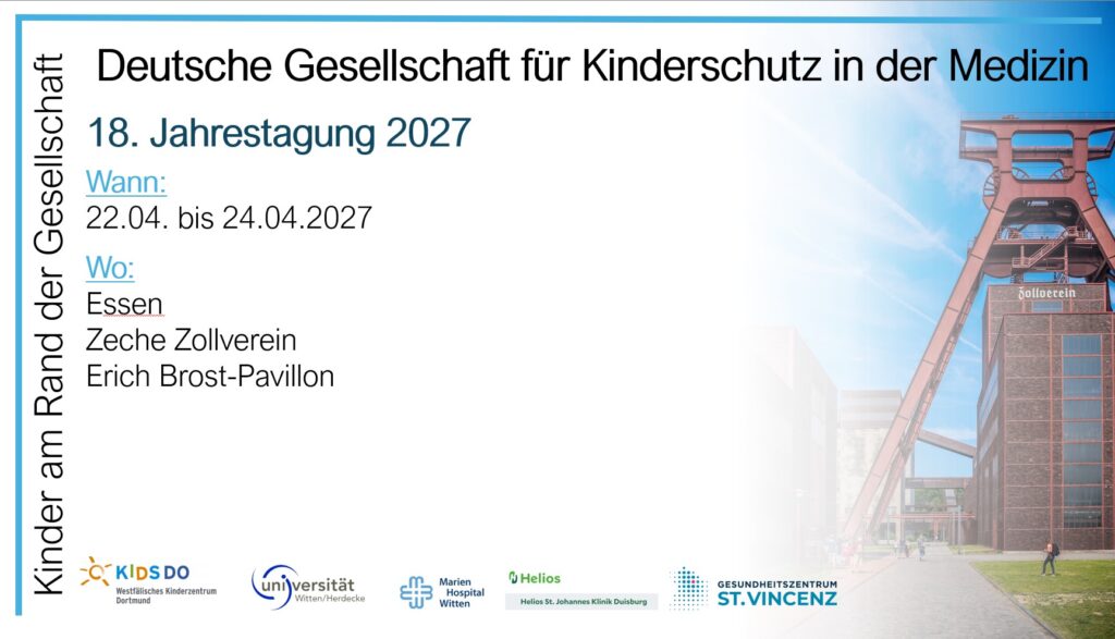 DGKiM Jahrestagung 2027 in Essen im Ruhrgebiet Flyer